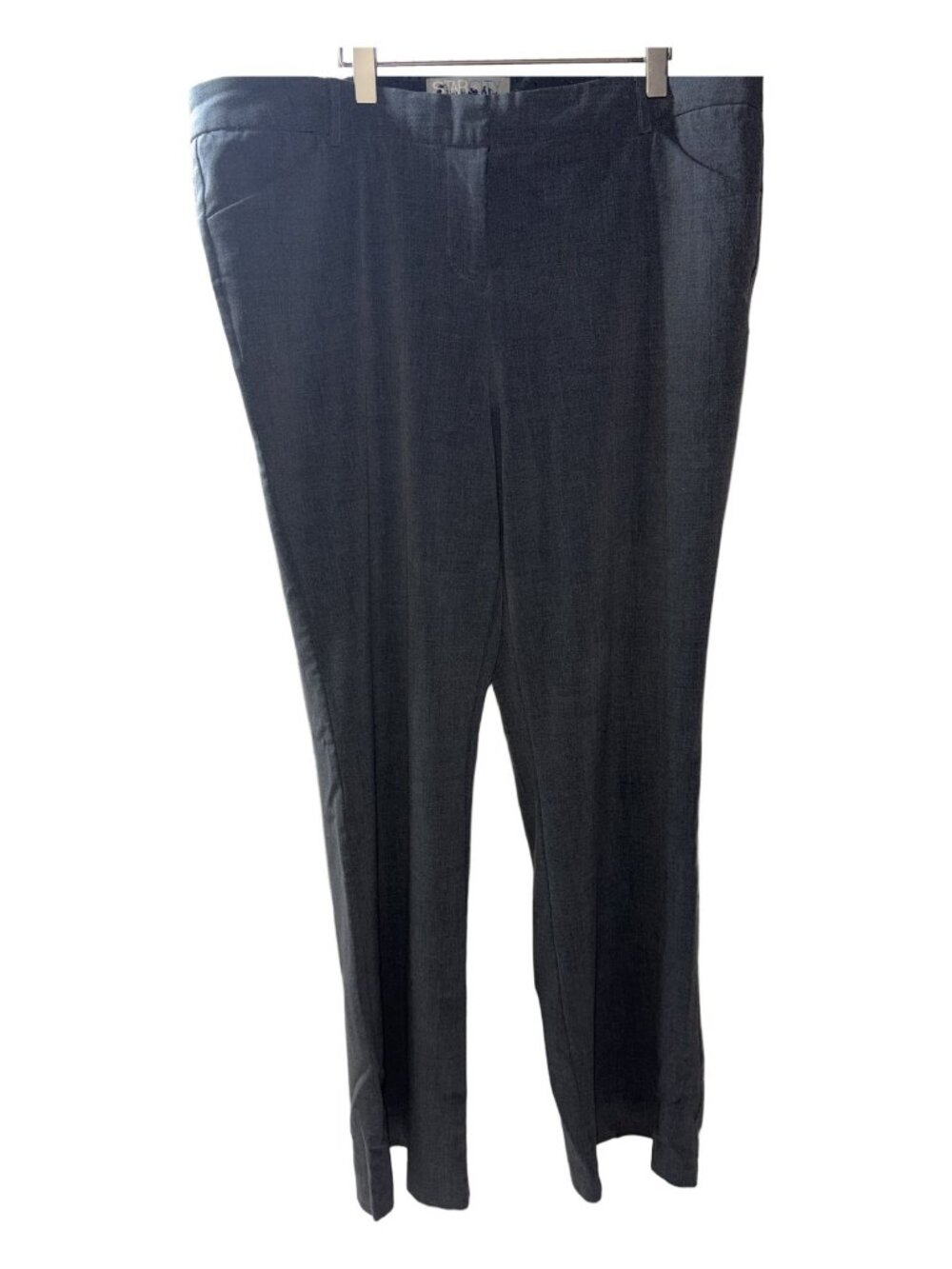 Star City Logan Gray Dress Pants Trousers Women's Size 15 Large Career Office